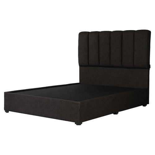 Cabecera Queen Size Dicasa Kami Negro + Base cama Dicasa Belt CZD