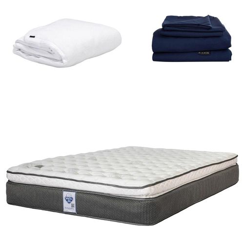 Colchón Matrimonial Phantom + Protector Cloud + Sábanas Softy CZD
