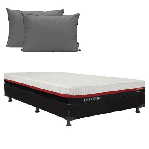 Colchón Queen Size en caja Restonic Roll + Box + Almohada 2Pack CZD