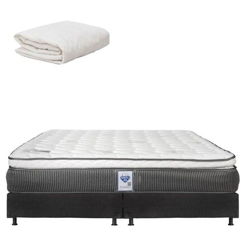 Colchón King Size Spring Air Phantom + Box + Protector CZD