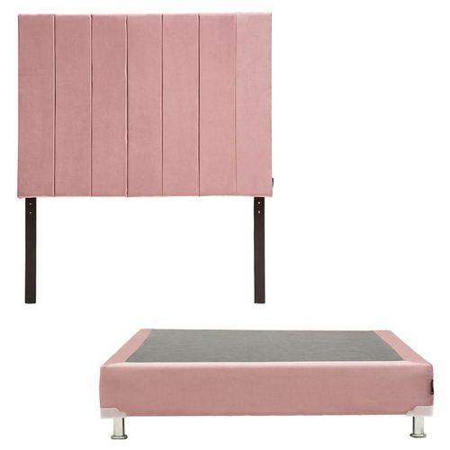 Cabecera Matrimonial Dicasa Argos Palo de rosa + Box Dicasa Dante CZD