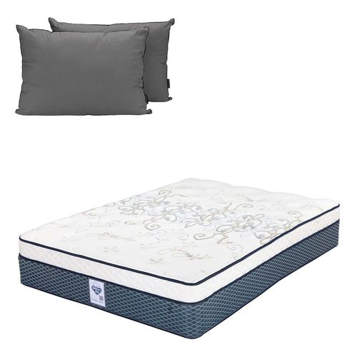 Colchón Matrimonial Spring Air Cantabria + Almohadas 2Pack CZD