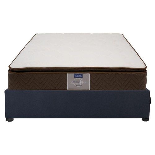 Colchón Matrimonial Restonic Nautilus + Base Cama Orlando Azúl CZD