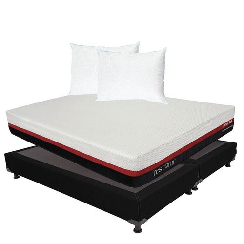 Colchón Matrimonial Dicasa Roll + Box + 2 Almohada Oso CZD