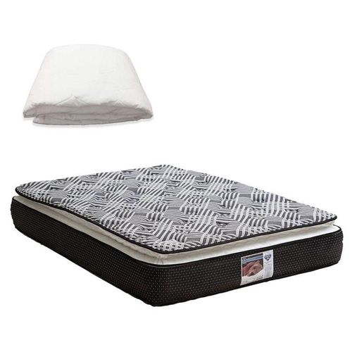 Colchón King Size Spring Air Omega + Protector de colchón CZD