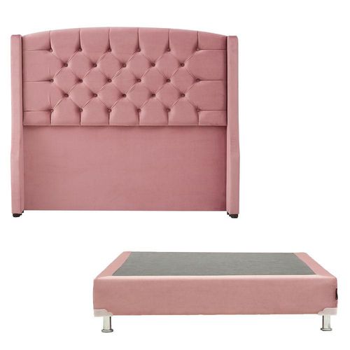 Cabecera Individual Dicasa Sitka Palo de Rosa + Box Dicasa Dante CZD