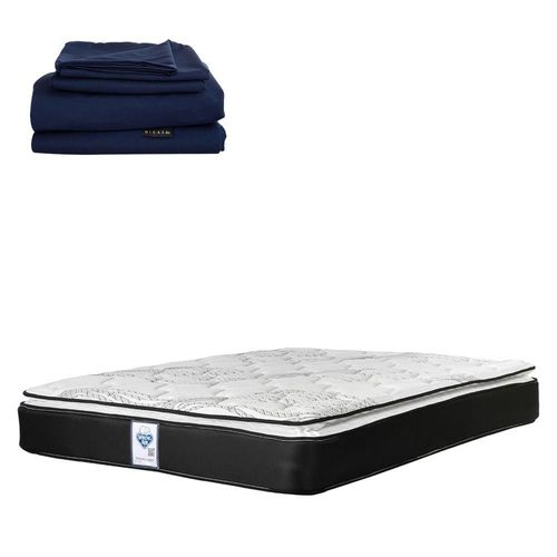 Colchón Matrimonial Spring Air Premier + Juego de Sábanas Softy CZD