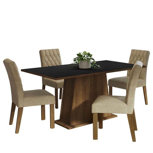 Juego de Comedor Madesa Ashley 4 Sillas MNI