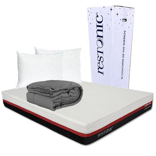 Colchón Individual Dicasa Roll + 2 Almohadas Osos + Edredón CZD