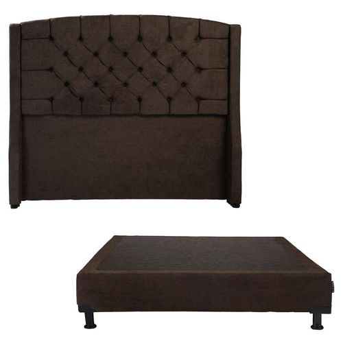 Cabecera Individual Dicasa Sitka Chocolate + Box Bless Chocolate RGH