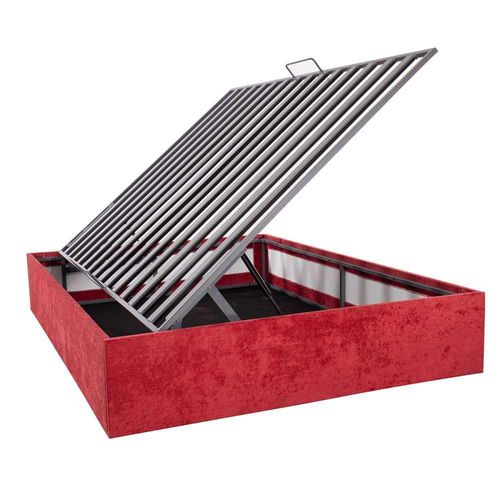 Base de Cama Closet Matrimonial Dormimundo Roja
