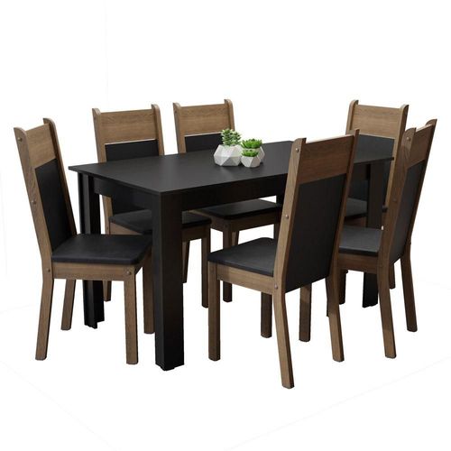 Juego de Comedor Madesa Medelin 6 Sillas NMN