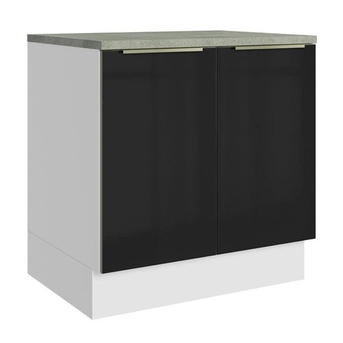 Gabinete Bajo Cocina Madesa Lux 80cm Con Encimera BN
