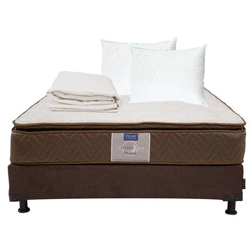 Colchón Matrimonial Nautilus + Box + 2 Almohadas Osos + Protector RGH