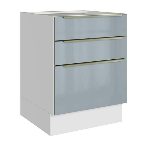 Gabinete Bajo Cocina Madesa Lux 3 Cajones Sin Encimera BG