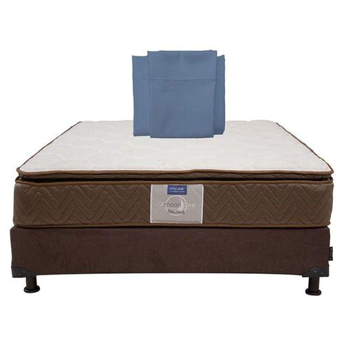 Colchón Queen Size Restonic Nautilus + Box + Sábanas RGH