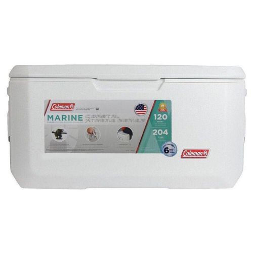 HIELERA COLEMAN XTREME MARINA BLANCA 120QT 204 LATAS C-H120B