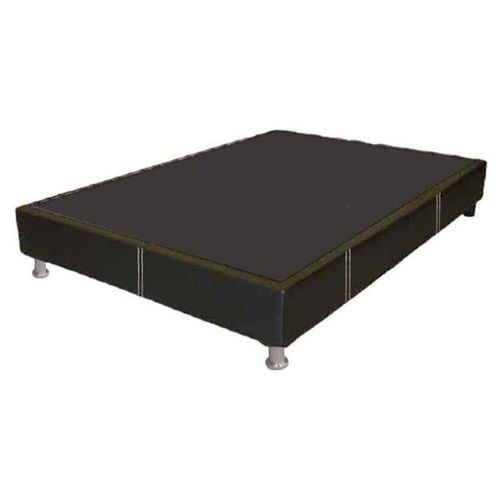 Base Queen Size Tapizada - Chocolate