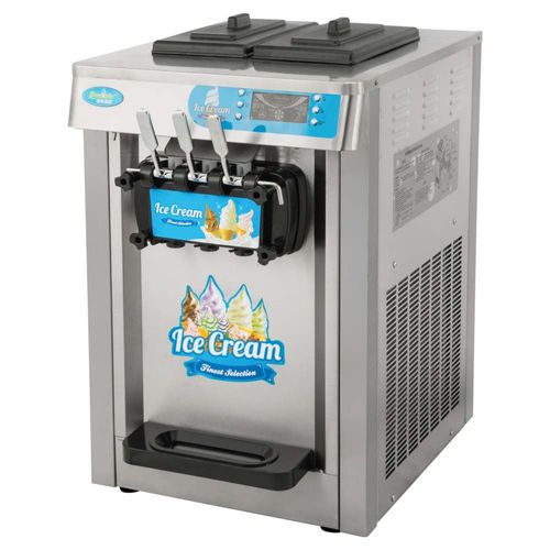 Maquina Helado Suave Yogurt Nieve Comercial 3 Sabores