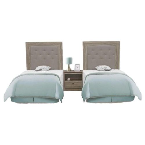 Recamara Gemela Akane - Gris Olivo