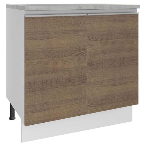 Mueble De Cocina Madesa 2 Puertas - 80 Cm Marron