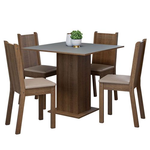 Juego de Comedor Samara Madesa Mesa y 4 Sillas MCG