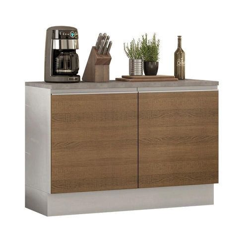 Gabinete Bajo Cocina Madesa Glamy 120cm Con Encimera BM