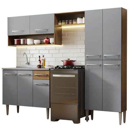 Cocina Integral con Fregadero 229 cm Emilly MG Madesa 10
