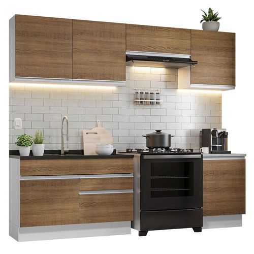 Armario de Cocina Completo Glamy Madesa 260cm 04 BM