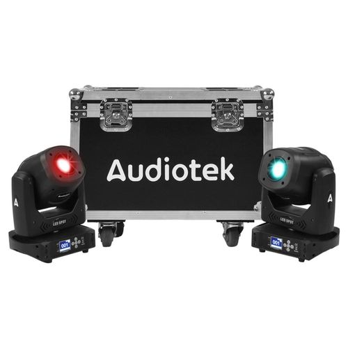 Kit 2 Cabezas Móviles Beam 7r Roboticas 150w + Estuche