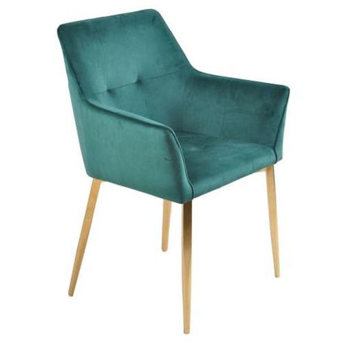 Sillon Alexandra - Verde y Oro