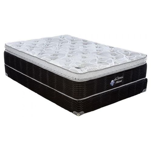 Juego De Box Y Colchon Helsinki Spring Air - Individual