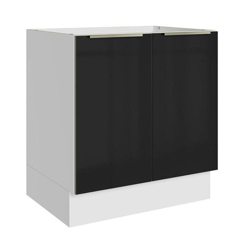 Gabinete Bajo Cocina Madesa Lux 70cm Sin Encimera BN