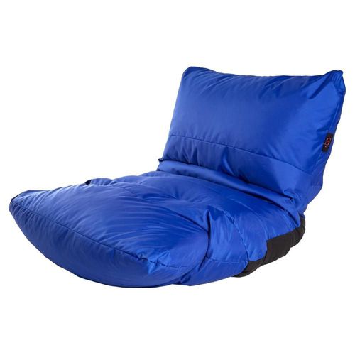 Sillon Puff Print - Azul