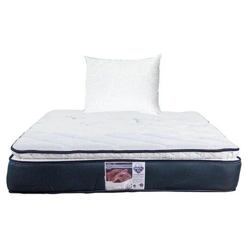 Colchón Matrimonial Spring Air Mónaco + Almohada Osos RGH