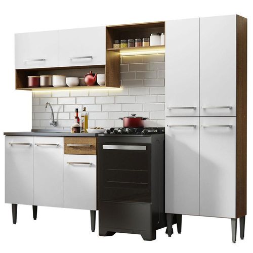 Cocina Integral 229cm Con Fregadero Emilly Madesa 10 BM