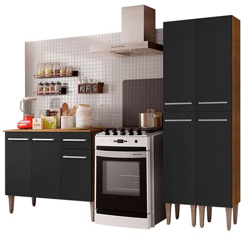 Cocina Integral 169 cm Emilly Front Madesa 02 MN