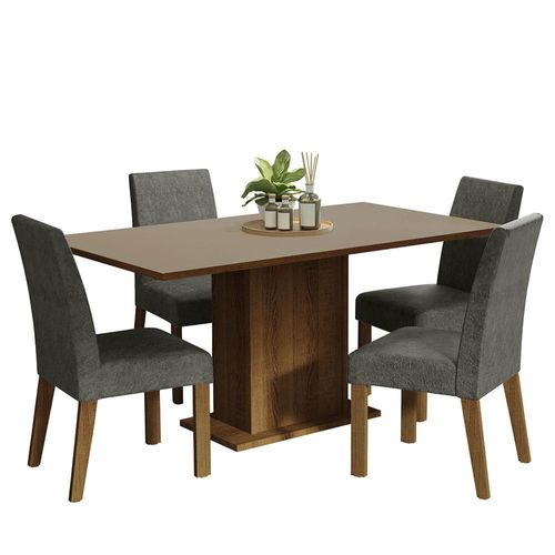 Juego de Comedor Keila Mesa con 4 Sillas Madesa MCP