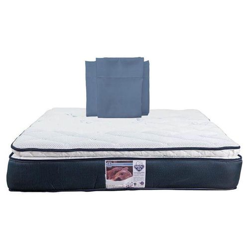 Colchón Queen Size Spring Air Mónaco + Juego de sábanas RGH