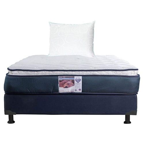 Colchón Individual Spring Air Mónaco + Box + Almohada Osos RGH