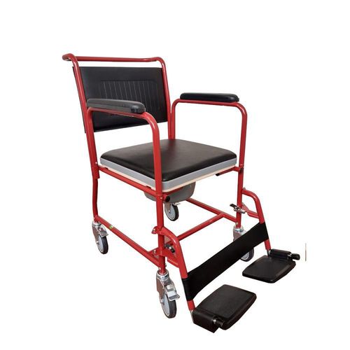 Silla de Ruedas Traslado con Comodo Integrado Acojinada