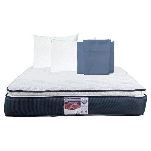 Colchón King Size Spring Air Mónaco + Sábanas + 2 Almohadas Osos RGH