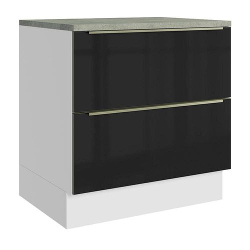 Gabinete Bajo Cocina Madesa Lux 60cm Con Encimera BN