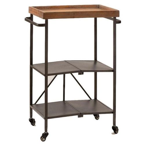 Carro Servicio Madera Metal