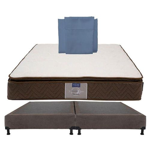 Colchón King Size Restonic Nautilus + Box + Sábanas RGH