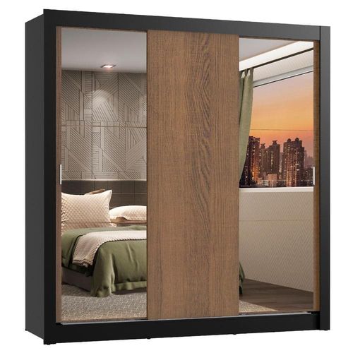 Ropero Madesa Lyon 3 Puertas Corredizas con 2 Espejos MN