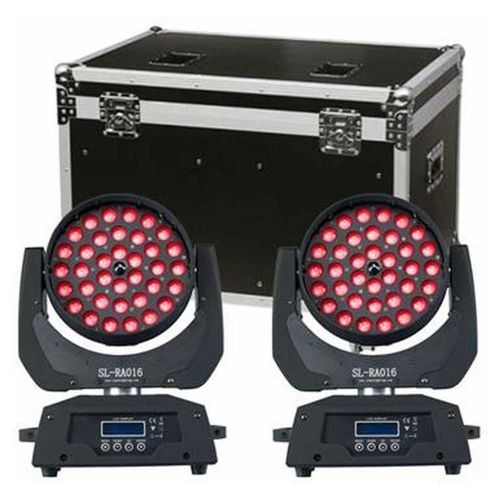 Case 2 Cabezas Wash 360 36 Leds De 10W
