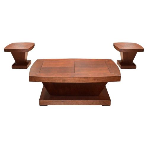 Juego de Mesas Olbia Nogal