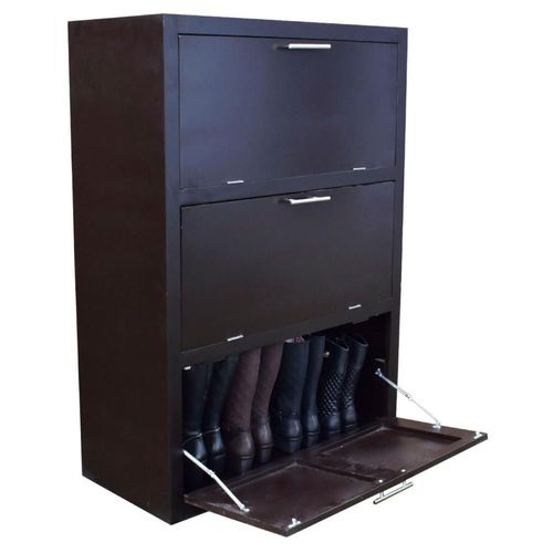 Mueble Zapatero 24 pares + Espacio Botas Chocolate