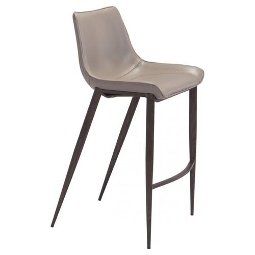 Banco para Bar Magnus Gris/Nuez